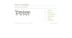 Desktop Screenshot of peter-weinberg.com